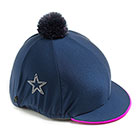 Carrots Plain Navy Diamante Star Hat cover Navy & Pink